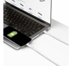 StarTech.com Câble de Charge USB-C de 2m, Charge et Synchronisation, 240W (5A) PD EPR, Câble de Charge USB 2.0 pour Ordinateur Portable, Certifié USB-IF , Gaine TPE - Cordon de Charge USB C Blanc