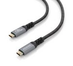 AISENS Cable USB 3.2 Gen2x2 Aluminio 20Gbps 8K@30Hz 5A 100W E-Mark, Tipo USB-C/M-USB-C/M, Negro, 3.0m