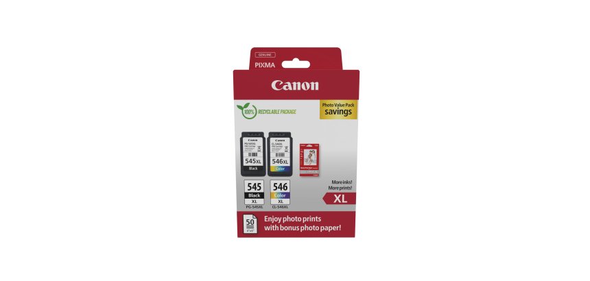 Canon 8286B011 cartouche d'encre 2 pièce(s) Original Noir, Cyan, Magenta, Jaune