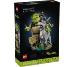 LEGO 72423 Shrek, Ciuchino e Gatto con gli Stivali, Kit Modellismo per Adulti da Esposizione con 3 Personaggi, Regalo per Fan