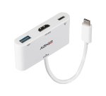 Lindy 43340 Adaptador gráfico USB 3840 x 2160 Pixeles Blanco