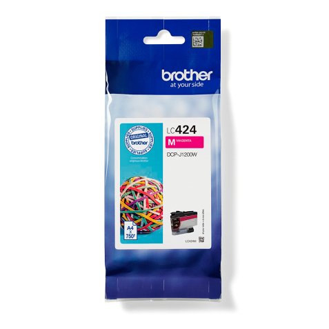 Brother LC424M - Cartouche d'encre transparente - magenta