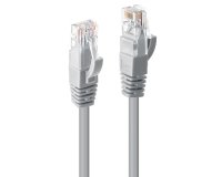 Cable de red Gris 10 m Cat6 U/UTP (UTP) Lindy 48007