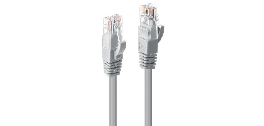Cable de red Gris 10 m Cat6 U/UTP (UTP) Lindy 48007