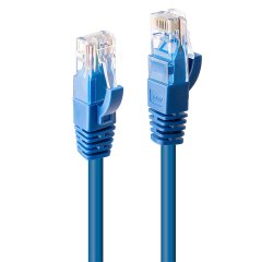 Lindy 3m Cat.6 U/UTP Network Cable, Blue