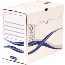 Automatic cardboard archive box Basic Fellowes - 15 cm spine