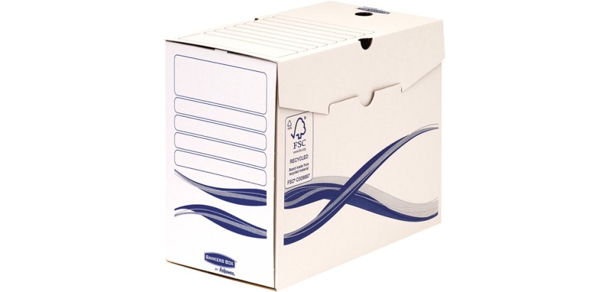Boîte archives carton automatique Basic Fellowes - Dos 15 cm