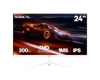 Nilox MONITOR 24 IPS 200HZ 1MS HDMI Y DP computer monitor 60.5 cm (23.8") 1920 x 1080 pixels Full HD LCD White
