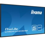iiyama LH5041UHS-B2AG Écran d'affichage dynamique Écran plat de signalisation numérique 127 cm (50") LCD 500 cd/m² 4K Ultra HD Noir 24/7