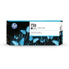 HP 728 matzwarte DesignJet inktcartridge, 300 ml