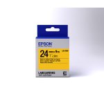 Epson Cinta color pastel - LK-6YBP negro/amarillo pastel 24/9