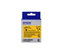 Epson LK-7YBA21 - Thermorétrécissant (HST) - Noir sur Jaune - Diam. 21mmx2.5m