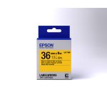 Epson Label Cartridge Pastel LK-7YBP Black/Yellow 36mm (9m)