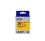Epson Label Cartridge Pastel LK-7YBP Black/Yellow 36mm (9m)