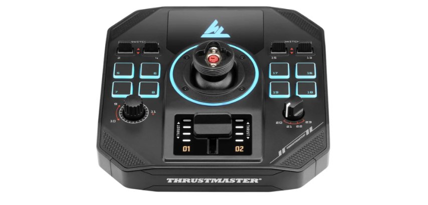 Thrustmaster Sol-R 5 Base Black USB Joystick base Analogue / Digital PC