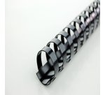 Peignes plastique gbc pour format a4 ï16mm 145 feuilles  coloris noir boite de 100     unites