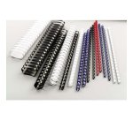 Peignes plastique gbc pour format a4 ï22mm 195 feuilles  coloris noir boite de 100     unites