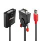 Lindy 38184 câble vidéo et adaptateur 0,2 m DVI-D VGA (D-Sub) + USB Noir, Orange