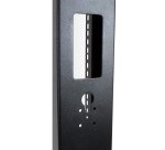 StarTech.com 42U 2-Post Open Frame Server Rack, 19in Rolling IT Rack with 661lb (300kg) Weight Capacity, Space-Saving Floor-Standing Network Rack