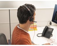 HP Poly Micro-casque monaural USB-C Poly Blackwire 5210 + prise 3,5 mm + adaptateur USB-C/A (lot)