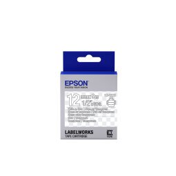 Epson Cinta transparente- LK-4TWN blanca transparente/transparente 12/9