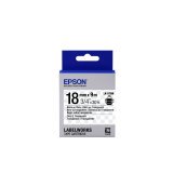 Epson Cinta transparente - LK-5TBN negra transparente/transparente 18/9