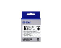 Epson Cinta transparente - LK-5TBN negra transparente/transparente 18/9