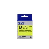 Epson LK-5YBF - Fluorescent - Noir sur Jaune - 18mmx9m