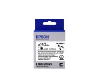 Epson LK-6WBA14 - Thermorétrécissant (HST) - Noir sur Blanc - Diam. 14mmx2.5m