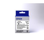 Epson LK-6WBA14 - Thermorétrécissant (HST) - Noir sur Blanc - Diam. 14mmx2.5m