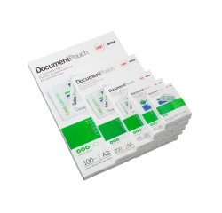 GBC Pouch per carta di credito 54x86 mm 2x250 mic lucide (100)