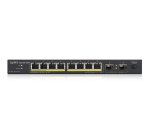 Zyxel GS1100-10HP switch No administrado Gigabit Ethernet (10/100/1000) Energía sobre Ethernet (PoE) 1U Negro