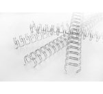 Dorsi spirale - metallo - 34 anelli passo 3:1 - 7,9 mm - bianco - GBC - scatola 100 pezzi