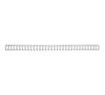Dorsi spirale - metallo - 34 anelli passo 3:1 - 11 mm - argento - GBC - scatola 100 pezzi
