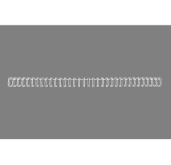 GBC Spirali metalliche WireBind bianche 8 mm (100)