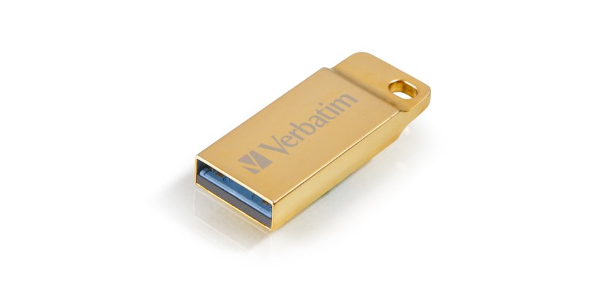 Verbatim Metal Executive 32 GB - USB 3.0 Drive – Gold