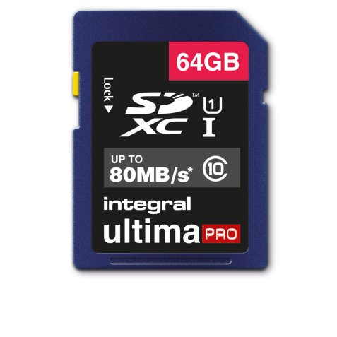 Integral INSDX64G10-80U1 mémoire flash 64 Go SD UHS-I