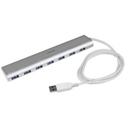 StarTech.com 7 Port kompakter USB 3.0 Hub mit eingebautem Kabel