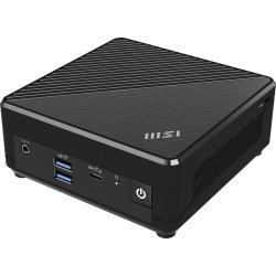 MSI Cubi N ADL-002EU Intel® N N100 4 Go DDR4-SDRAM 128 Go SSD Windows 11 Pro Mini PC Noir