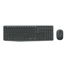 Logitech MK235 teclado Ratón incluido Universal USB QWERTY Italiano Gris