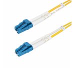 StarTech.com 10m LC naar LC (UPC) OS2 Single Mode Duplex Glasvezel Kabel, 9/125µm, Laser Optimized, 100G, Flexibel Buigen, Low Insertion Loss, LSZH Fiber Patchkabel