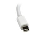 StarTech.com Adaptateur mini DisplayPort vers VGA - Blanc - 1080p - Adaptateur Convertisseur d'Écran Mini DisplayPort/Mini Display/Mini DP Thunderbolt vers VGA - Convertisseur Mini DP vers VGA