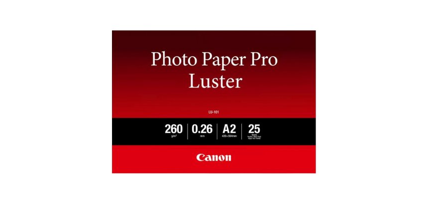Canon Photo Paper Pro Luster LU-101 - fotopapier - glans - 25 vel(len) - A2 - 260 g/m²