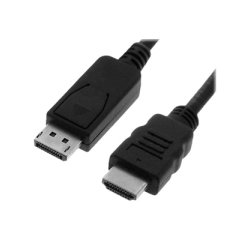 Nilox NX090208102 video cable adapter 2 m DisplayPort HDMI Type A (Standard) Black