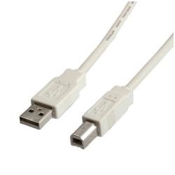 Nilox NX090301122 USB cable USB 2.0 4.5 m USB A USB B White