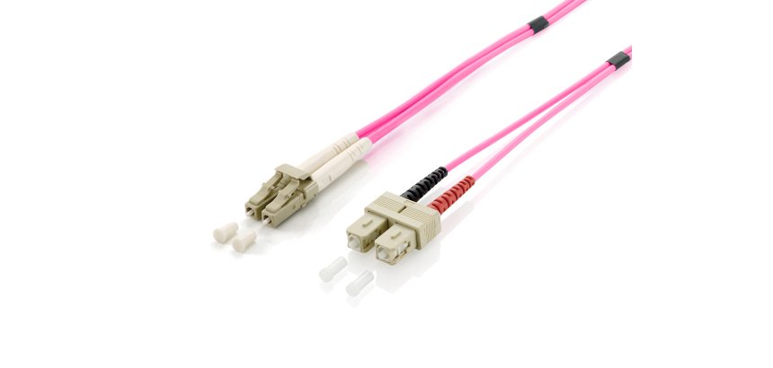Equip 255534 cavo InfiniBand e in fibra ottica 7 m LC SC Rosa