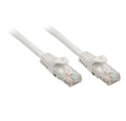 Lindy Rj45/Rj45 Cat6 0.3m cable de red Gris 0,3 m U/UTP (UTP)