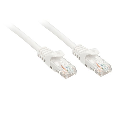 Cable de red Blanco U/UTP (UTP) Lindy RJ-45/RJ-45 Cat6 5m