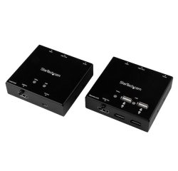 StarTech.com Extensor HDMI por Cable CAT6 con Concentrador USB de 4 Puertos - 50m - 1080p
