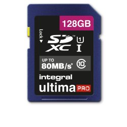 Integral INSDX128G10-80U1 mémoire flash 128 Go SD UHS-I Classe 10